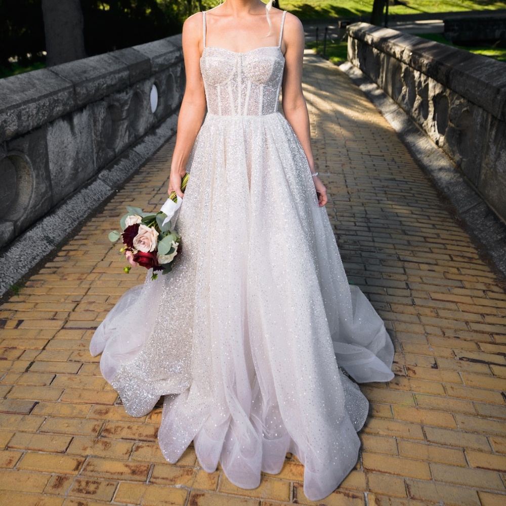 Berta Napoli 20-107 Sparkle Wedding Dress